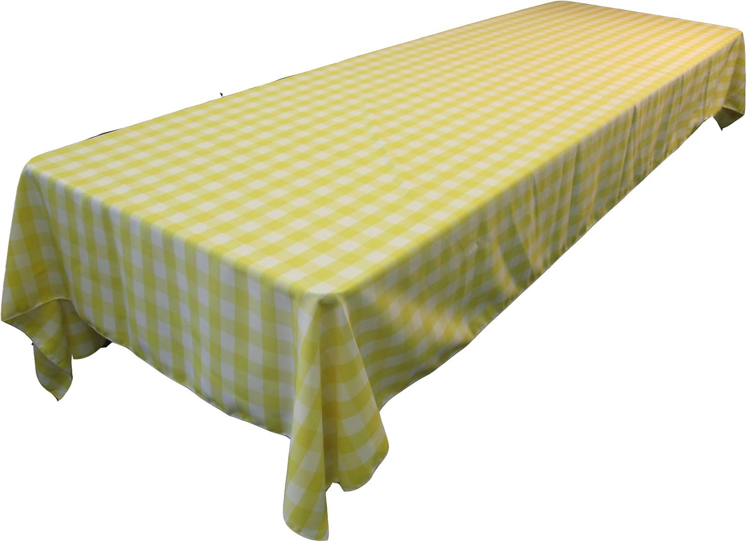 Gingham Checkered Rectangular Tablecloth for Elegant Dining