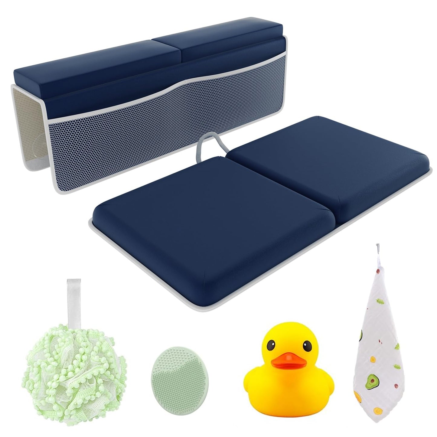 Sleepah Bath Kneeler and Elbow Rest Pad Set for Comfortable Bathing