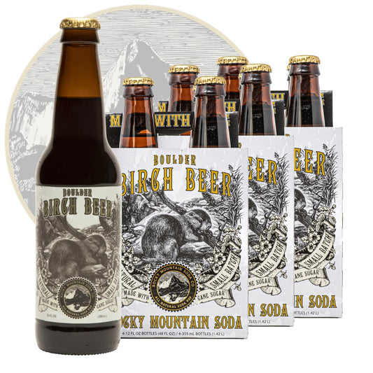 Rocky Mountain Soda Birch Beer Pop - Small Batch Craft Soda