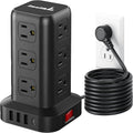 PD 20W USB C Surge Protector Mini Power Strip Tower - Fast Charging