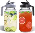64oz Glass Pitchers with Lid and Spout for All Your Drinks