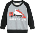 Dino-Love Sweatshirt for Little Boys 2-7 Yrs