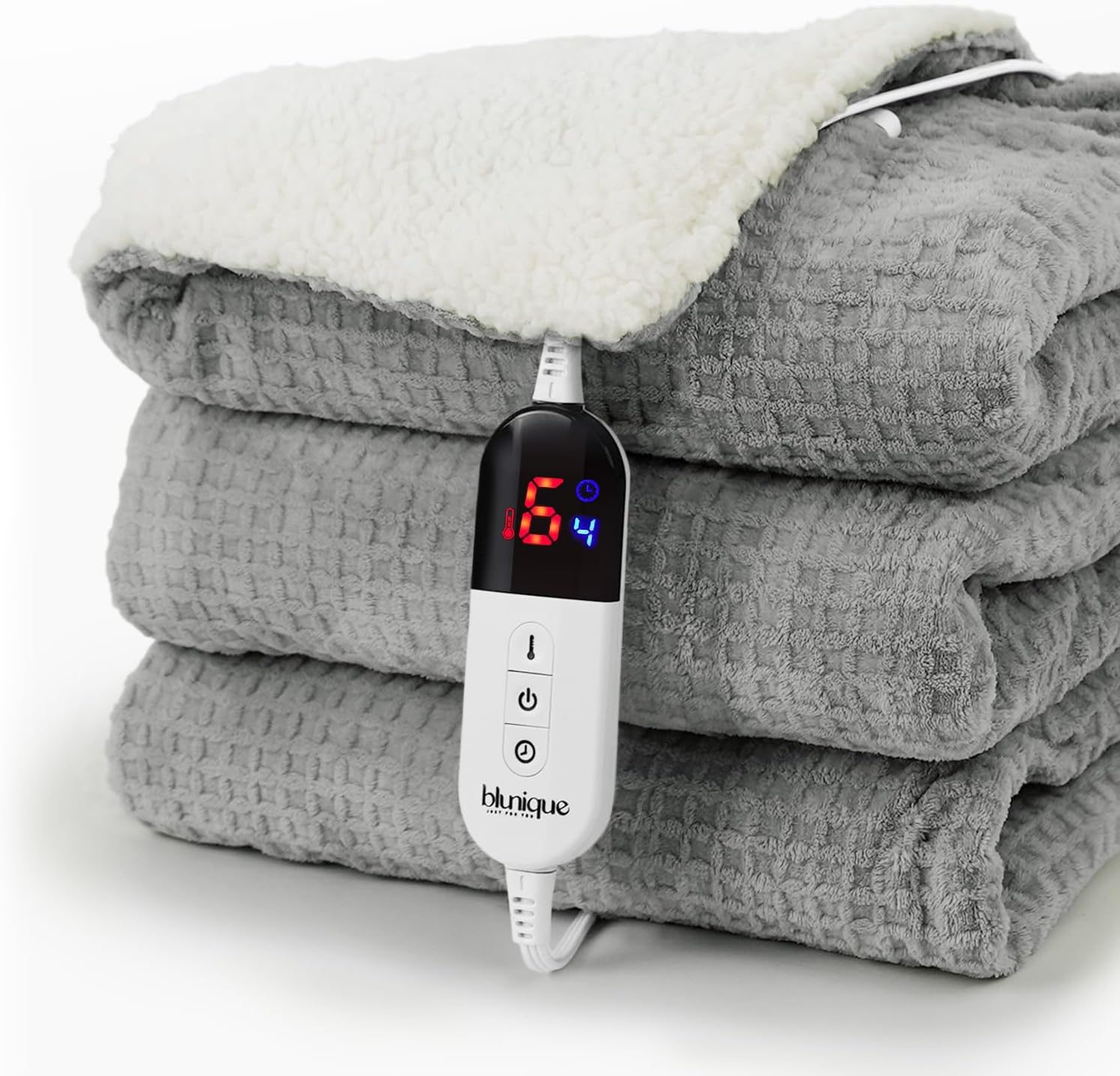Heated Blanket Electric Throw Waffle for Cozy Comfort