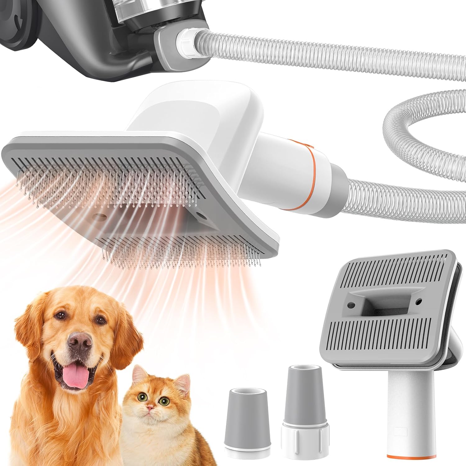 Effortlessly Groom Pets: Afloia Vacuum Pet Brush