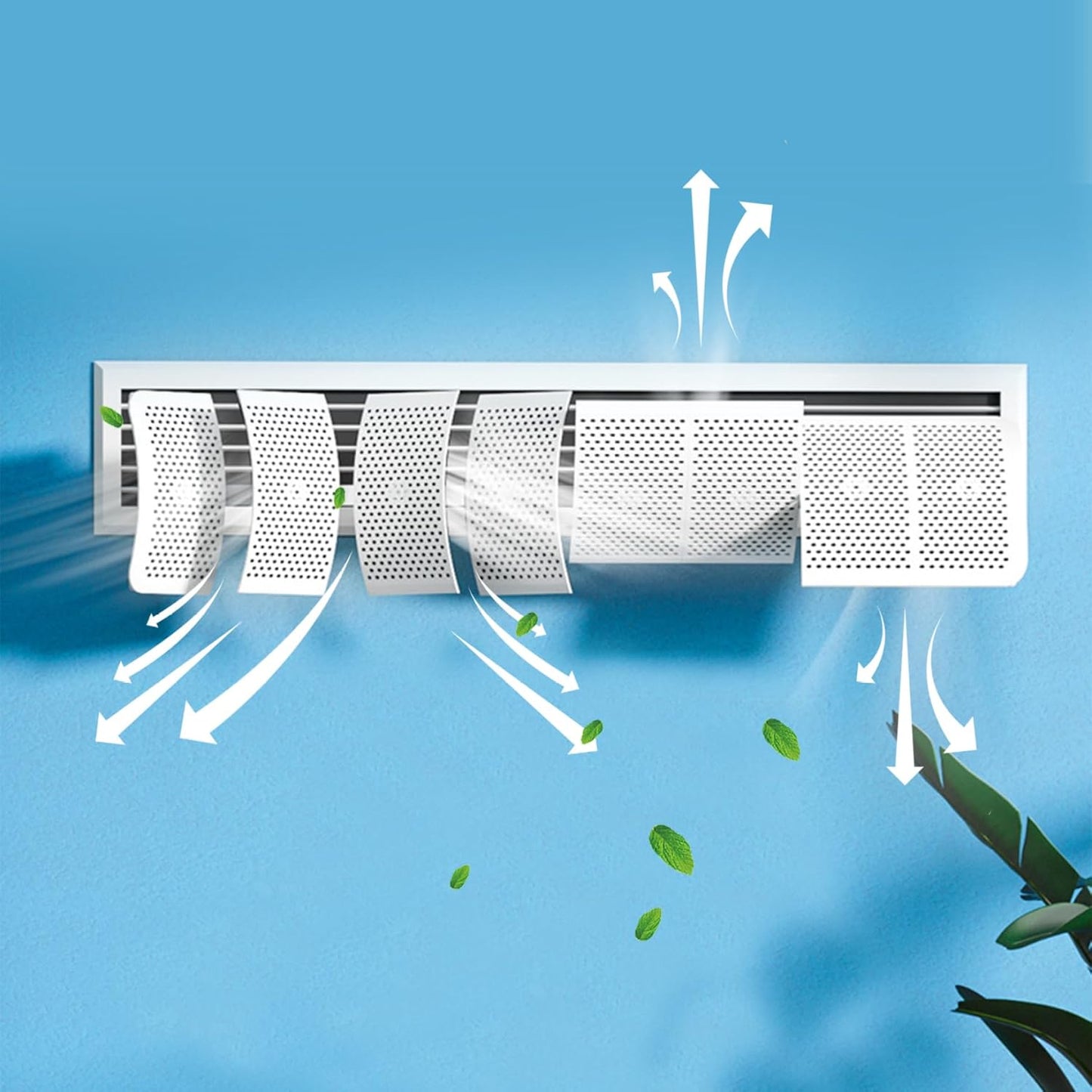 Adjustable AC Deflector - Say Goodbye to Direct Blasts!