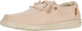 Wendy Chambray Lace-Up Loafer for Women - Pink Canvas Comfort