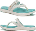 Womens Fashion Orthotic Flip Flops - Lightweight Arch Support