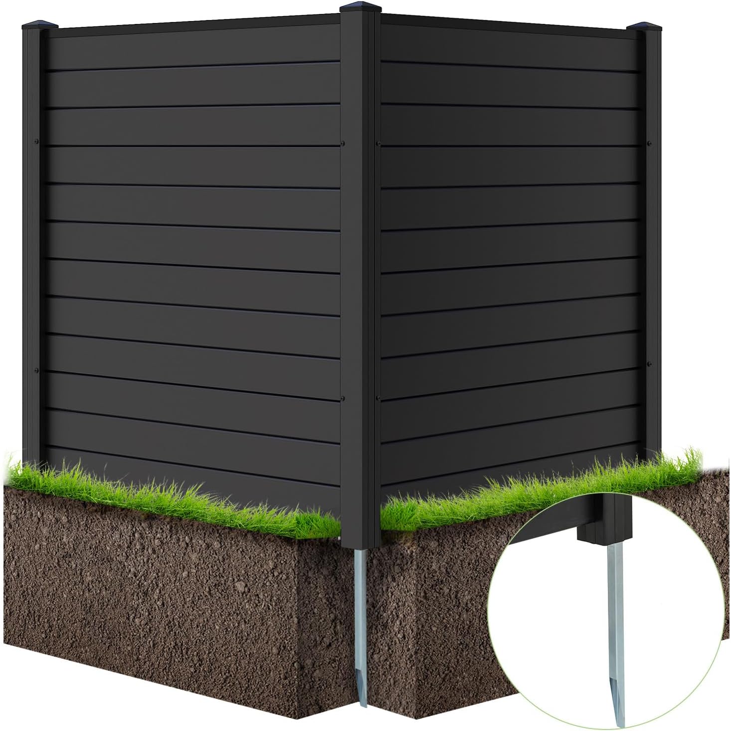Privacy Fence Air Conditioner Screen, 48 Vinyl - Toolsempire