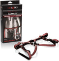 Her Royal Harness The Regal Duchess Red - Adjustable Crotchless