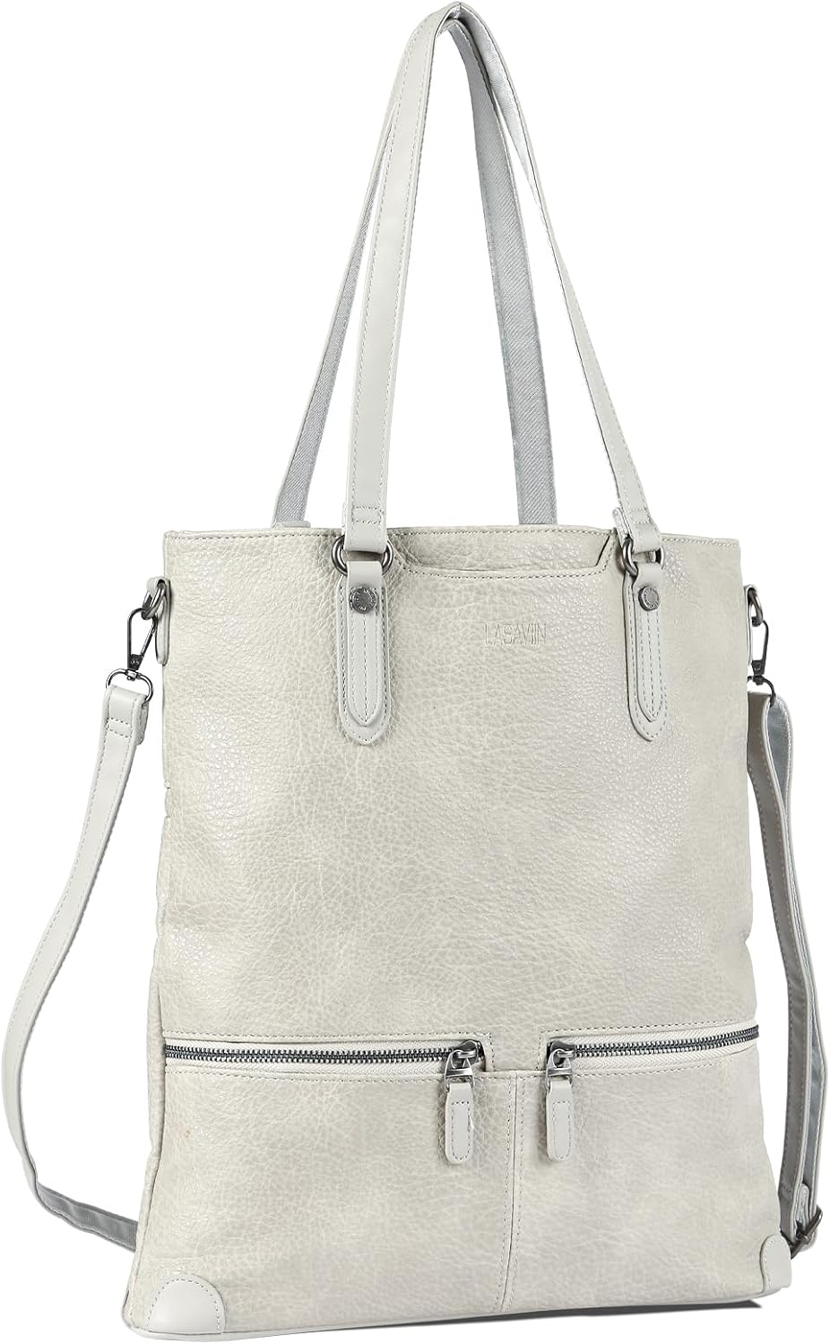 Lassviin Laptop Tote Bag - Stylish Leather Work Tote for All