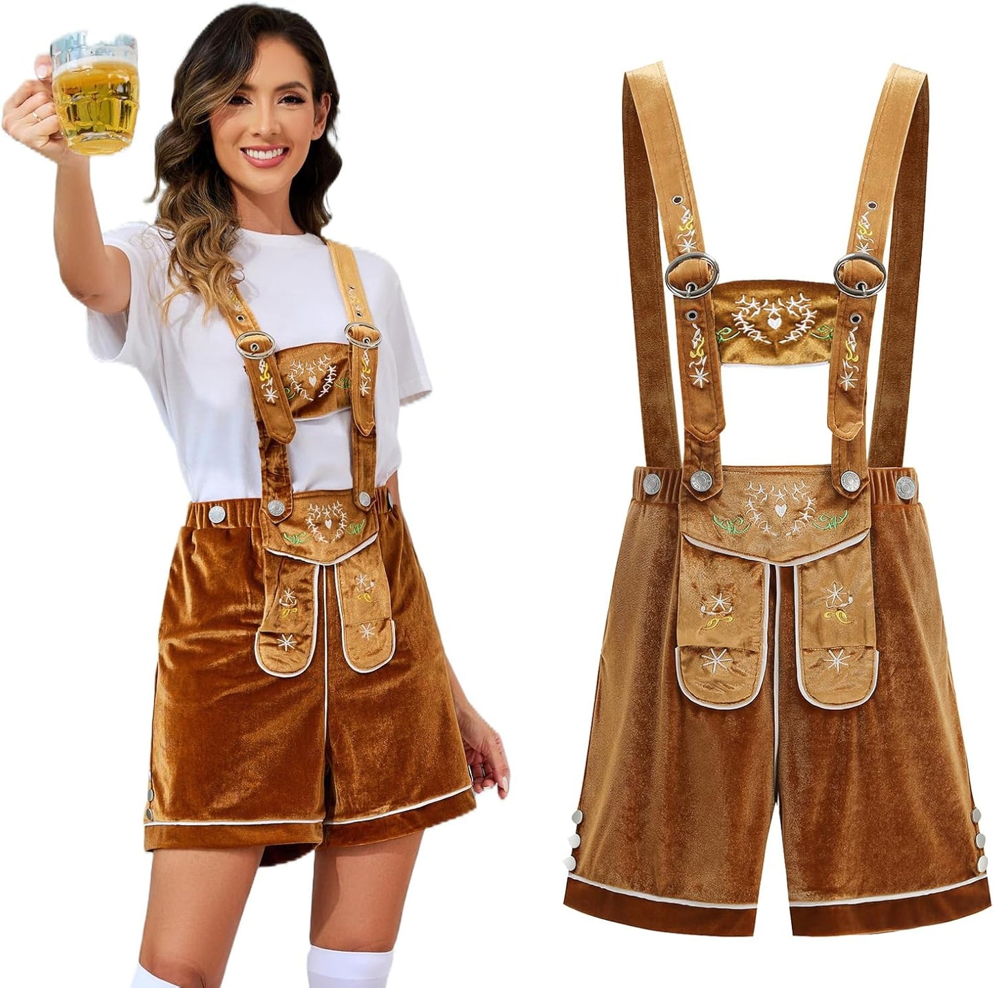 Oktoberfest Lederhosen Outfit for Women - Perfect Festival Costume