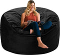 Bean Bag Chair 3ft Velvet Memory Foam Bean Bag - Plush Adult Seat