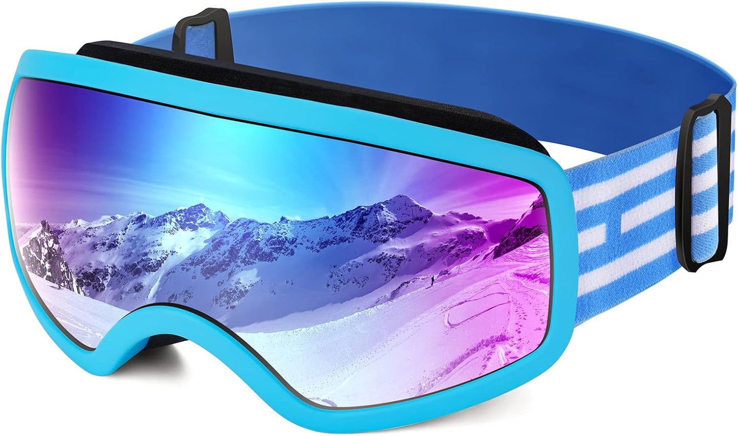 EasYoung Kids Ski Goggles - Clear Vision for Young Snowboarders