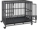 Indestructible Heavy Duty Dog Crate for Medium to Large Dogs