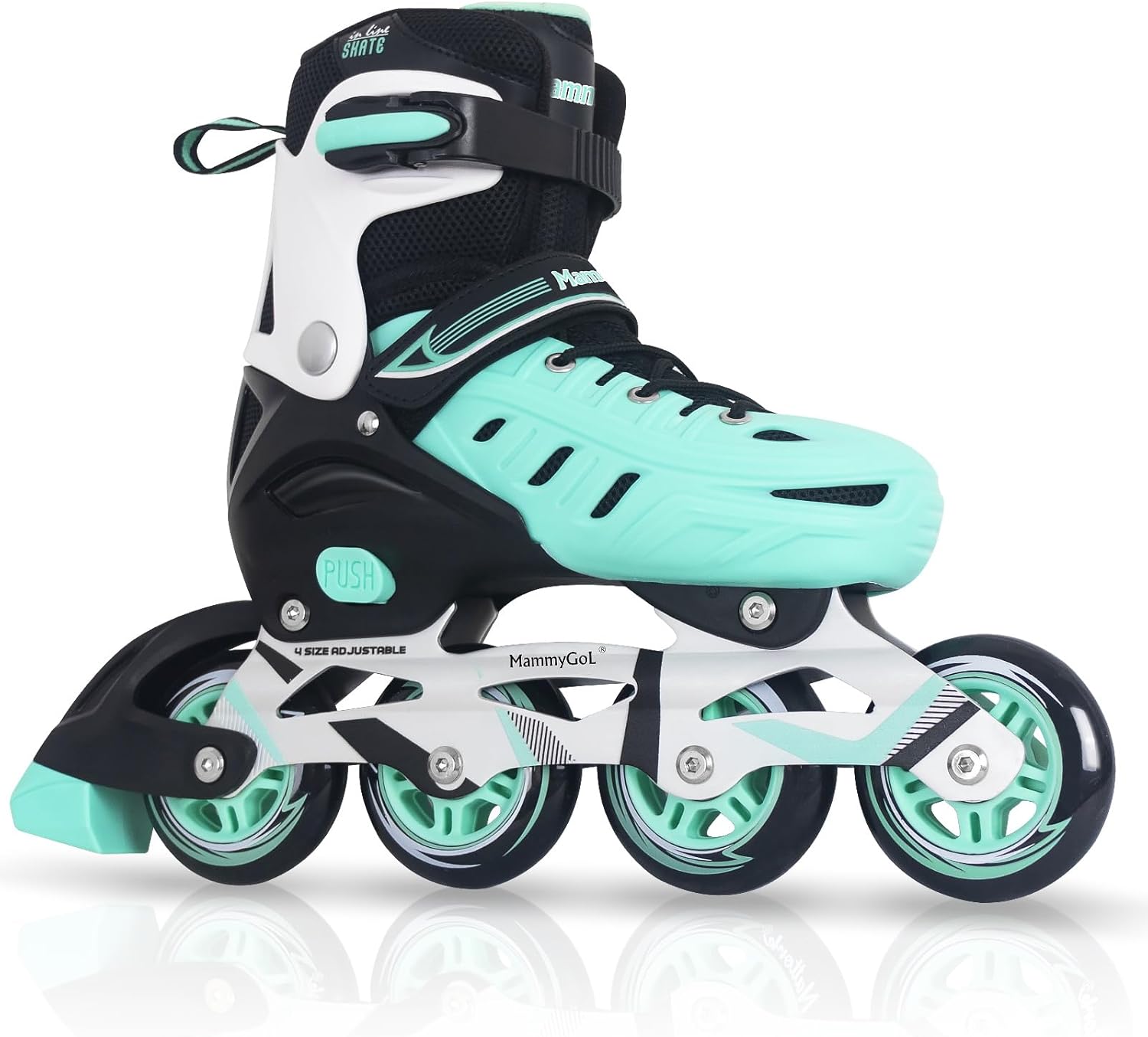 MammyGol Adjustable Inline Skates for Adults and Kids - Safe Ride