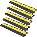 Cable Protector Ramp 5 Pack, 2 Channels Speed Bump - Durable Cord