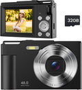 ROQIOO Kids' Black Camera - Perfect Gift for Ages 6-13