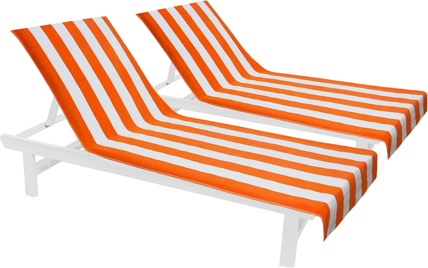COTTON CRAFT Pool Lounge Chair Cover Set - Oversized Comfort