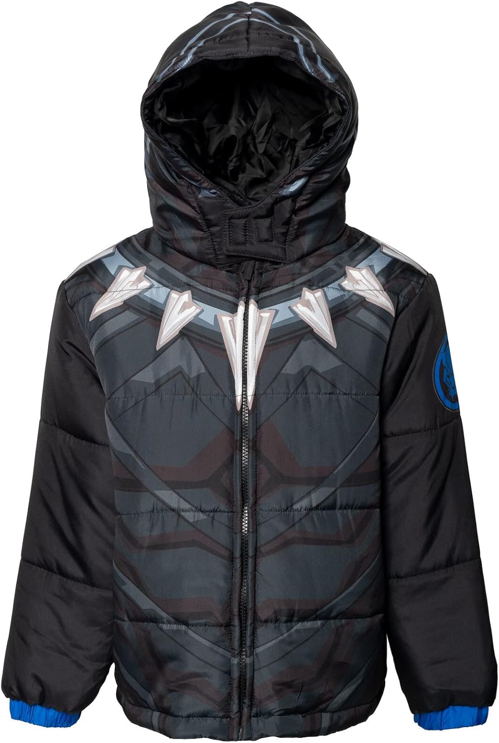 Marvel Zip Up Cosplay Puffer Jacket for Kids - Stylish Warmth
