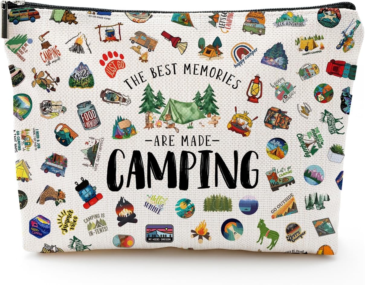 RV Owners Delight: Chic Camping Makeup Bag