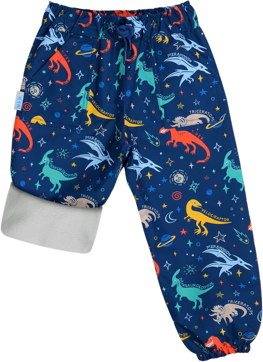Waterproof Fleece Lined Snow and Rain Pants for Kids Comfort