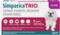Simparica Trio Chewable Tablets for Dogs - Triple Parasite Protection