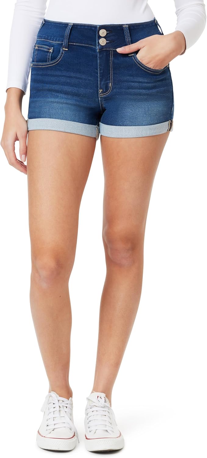 WallFlower Women's Ultra Denim Shorts for Every Body Type