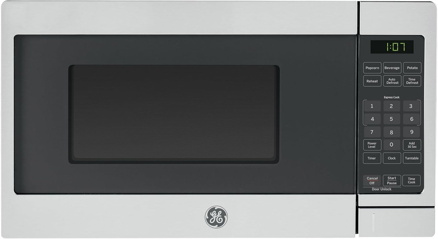 GE Microwave Oven: 700W Power & Child-Lock Technology