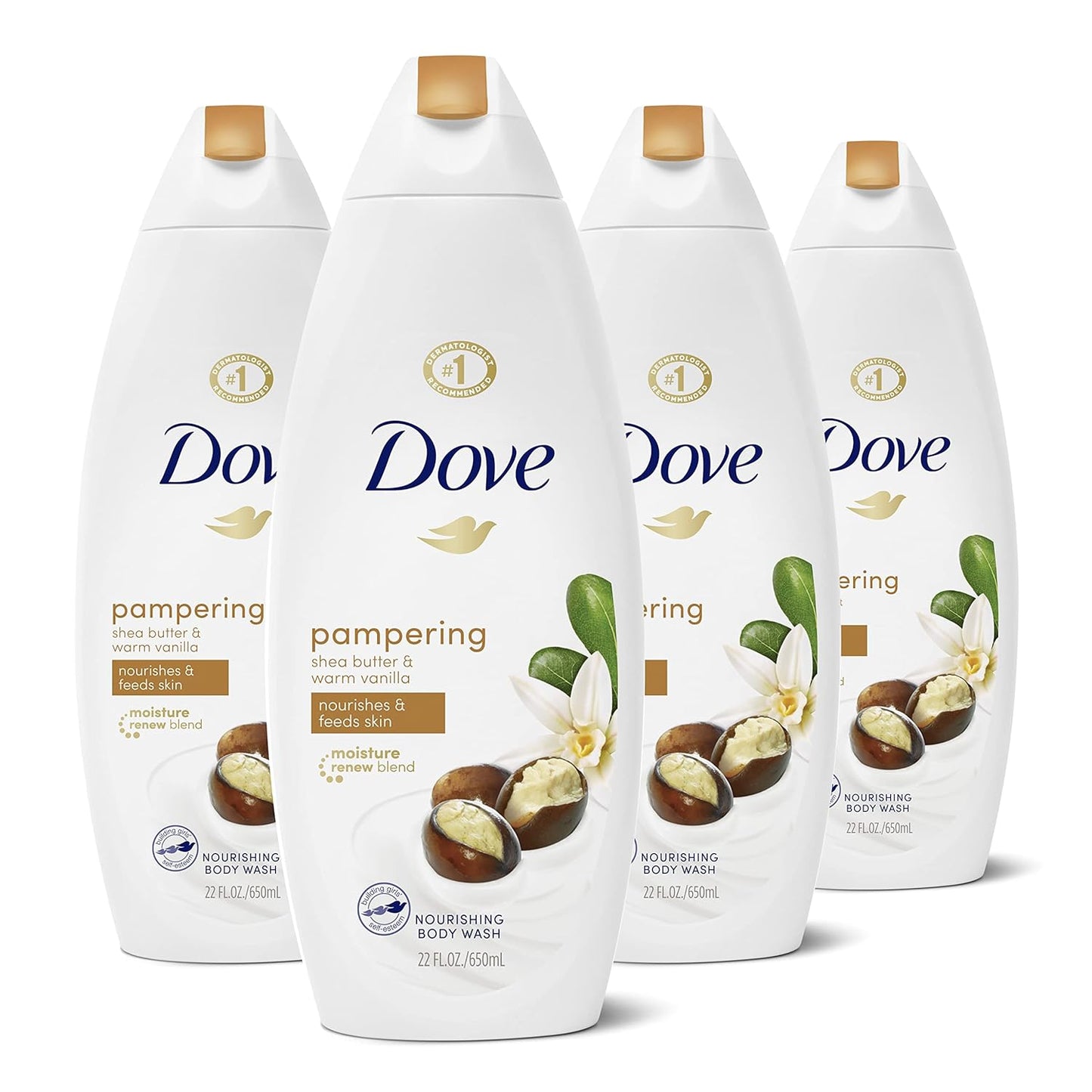 Dove Purely Pampering Body Wash for Dry Skin with Shea Butter