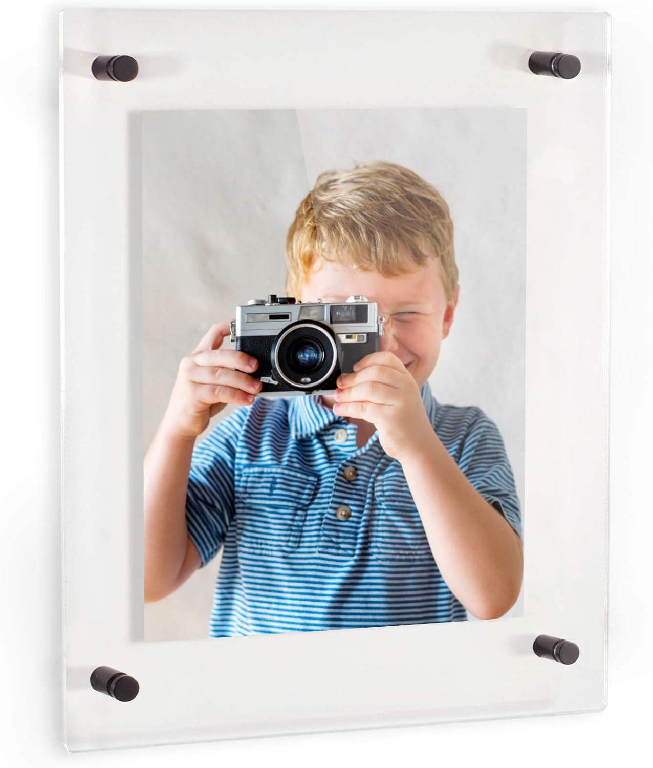 ArtToFrames Floating Acrylic Frame for Pictures Up to 11x17 in