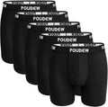 Men's Breathable Viscose Moisture Wicking Boxer Briefs Pack of 5 keeps