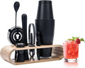 Matte Black Boston Shaker Set - 10-Pcs Professional Bartender Kit
