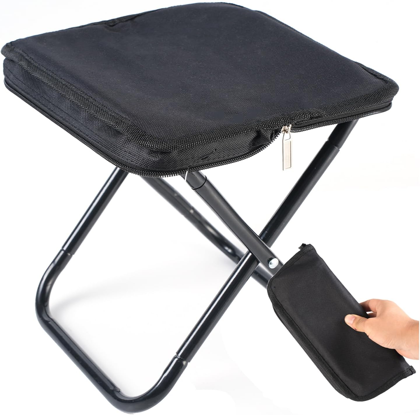 Compact 10 Camping Stool: 220lbs Support