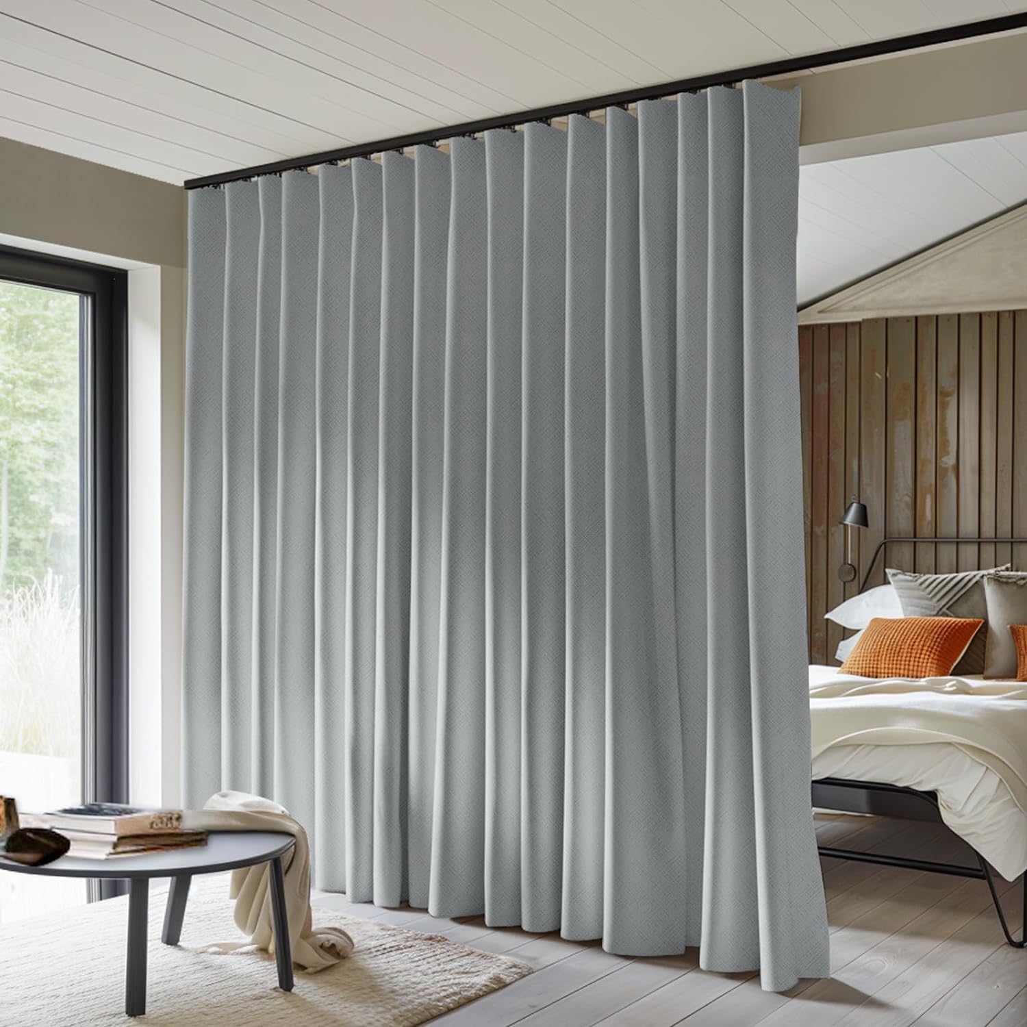 Room Divider Curtains Total Blackout Privacy Thermal Insulated