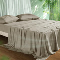 Cooling Sheets Set King Size Viscose from Bamboo - Simply Taupe