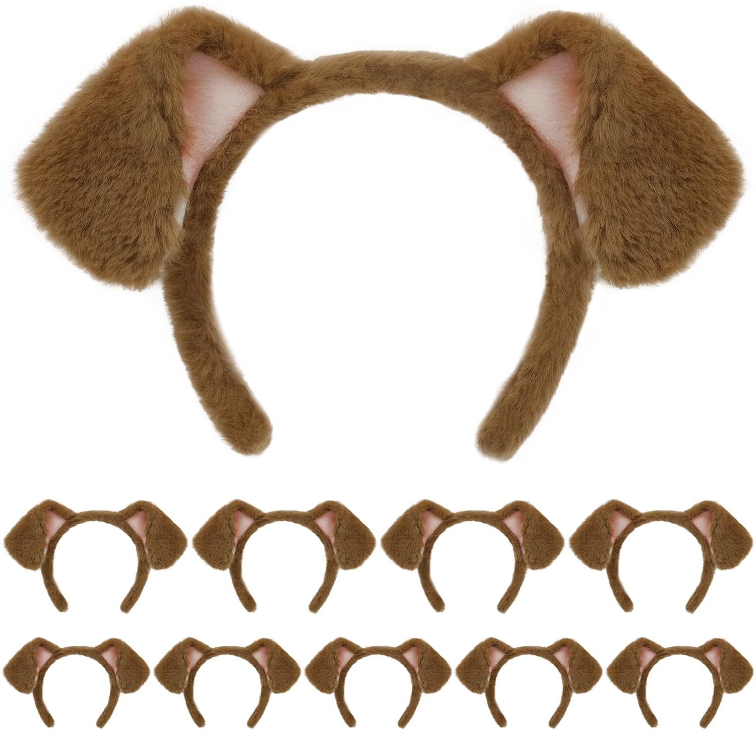 Golden Dog Ears Headband for Halloween and Cosplay Fun