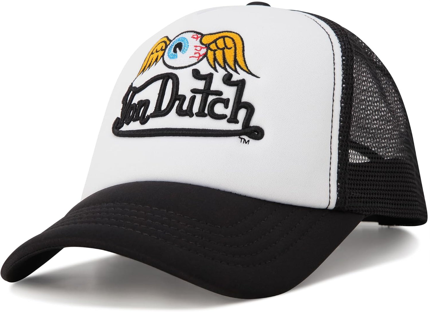 Von Dutch Monogram Trucker Cap - Retro Snapback for All