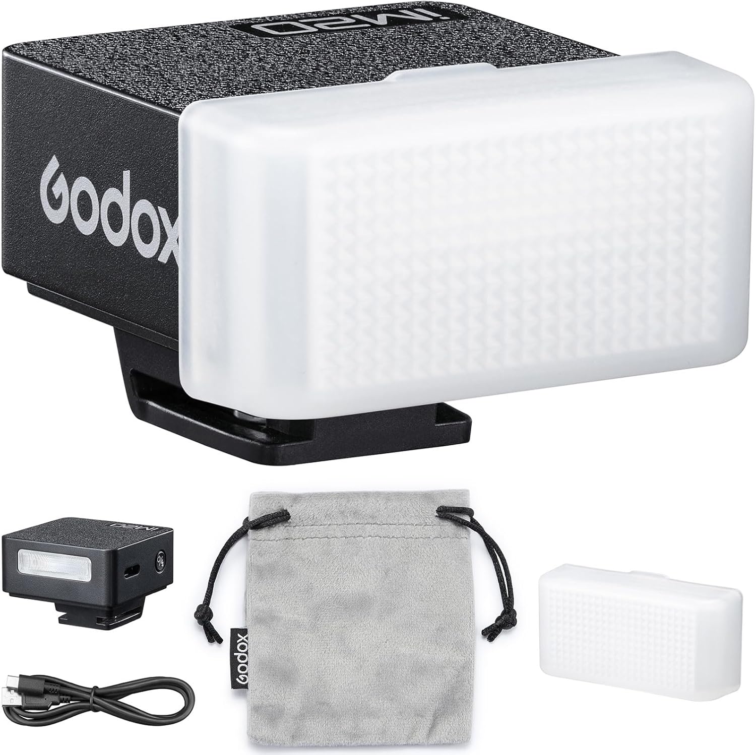 Godox IM20 Mini Flash with Diffuser for Canon, Nikon, Sony