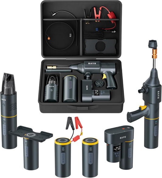 BAYU 6-in-1 Jump Starter & Car Kit