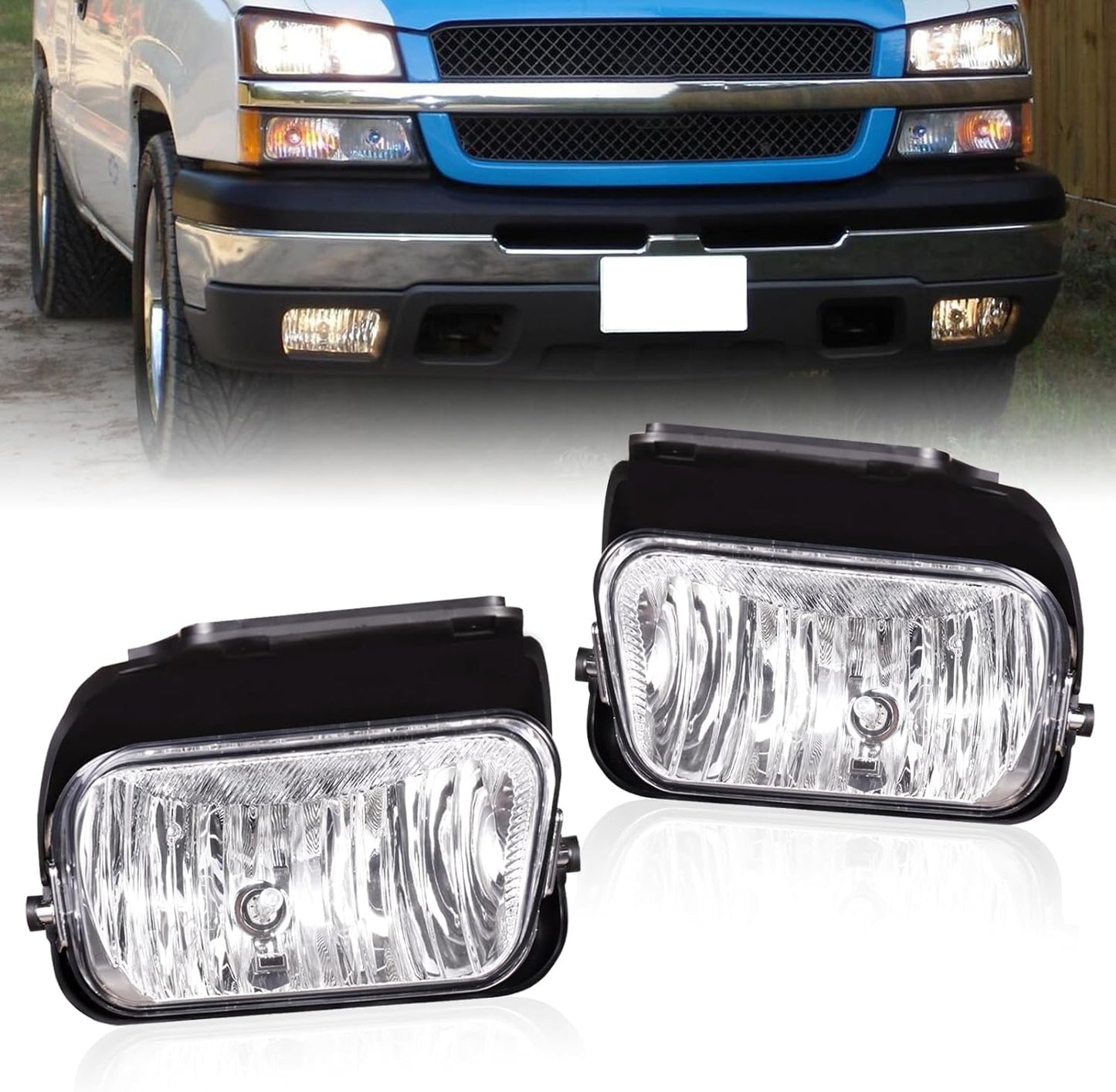 Boine Fog Lights for 2003-2007 Chevy Silverado & Avalanche Models
