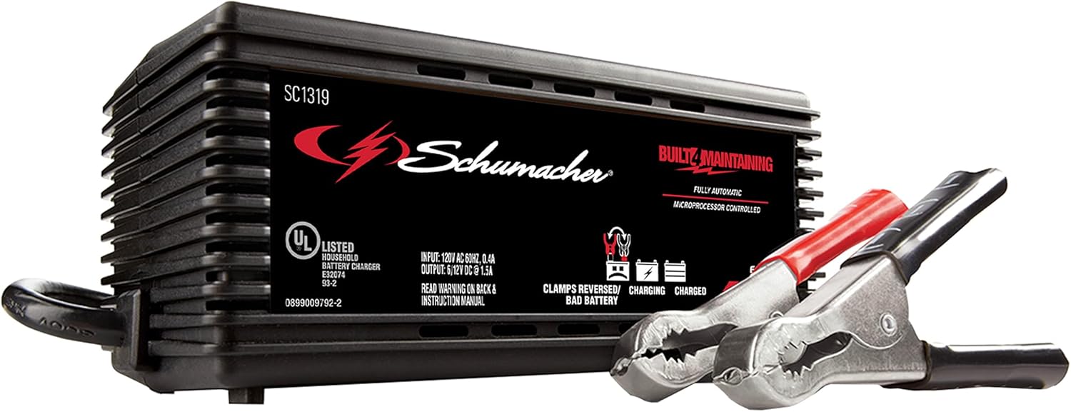 Schumacher 3-in-1 Battery Charger - Fully Automatic