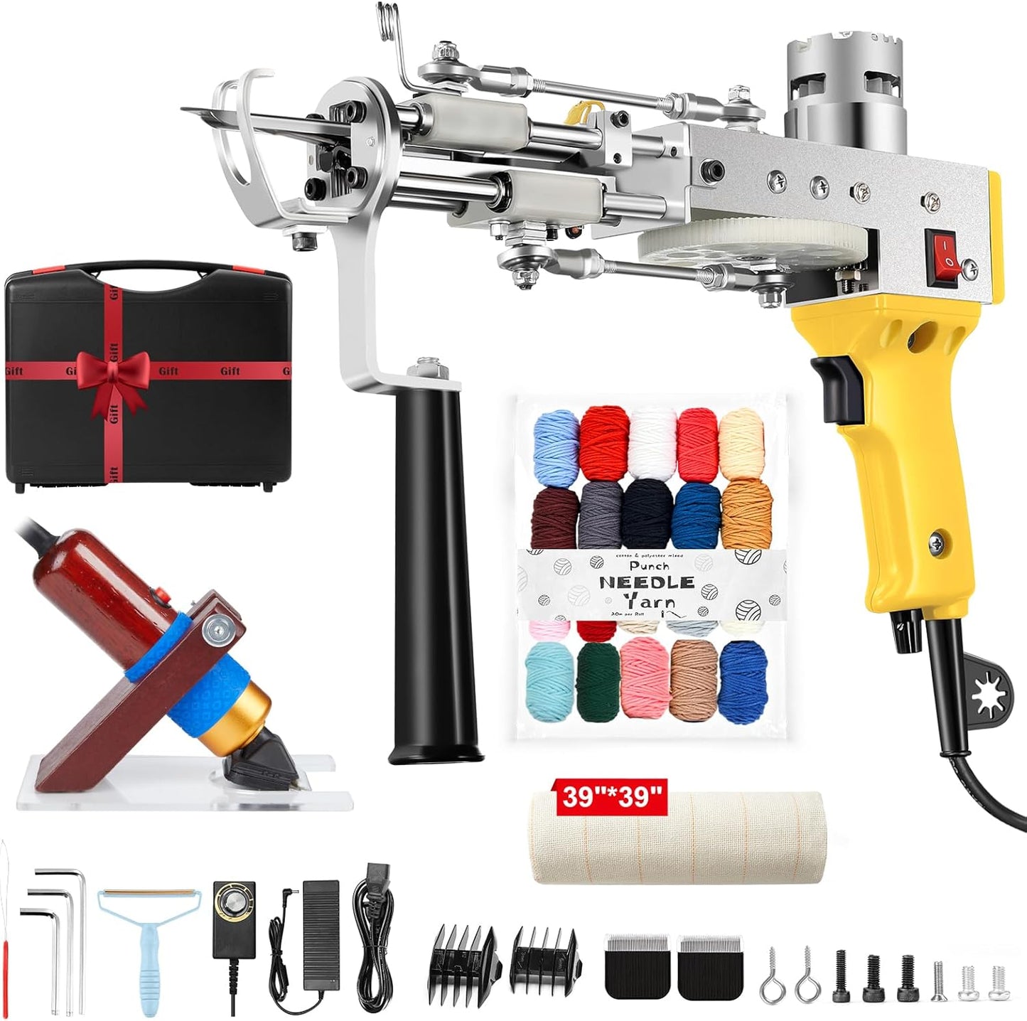Riiai Tufting Gun Starter Kit for Rug Making Enthusiasts