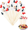 XINAR Christmas Cocktail Picks - Festive Assorted Designs!