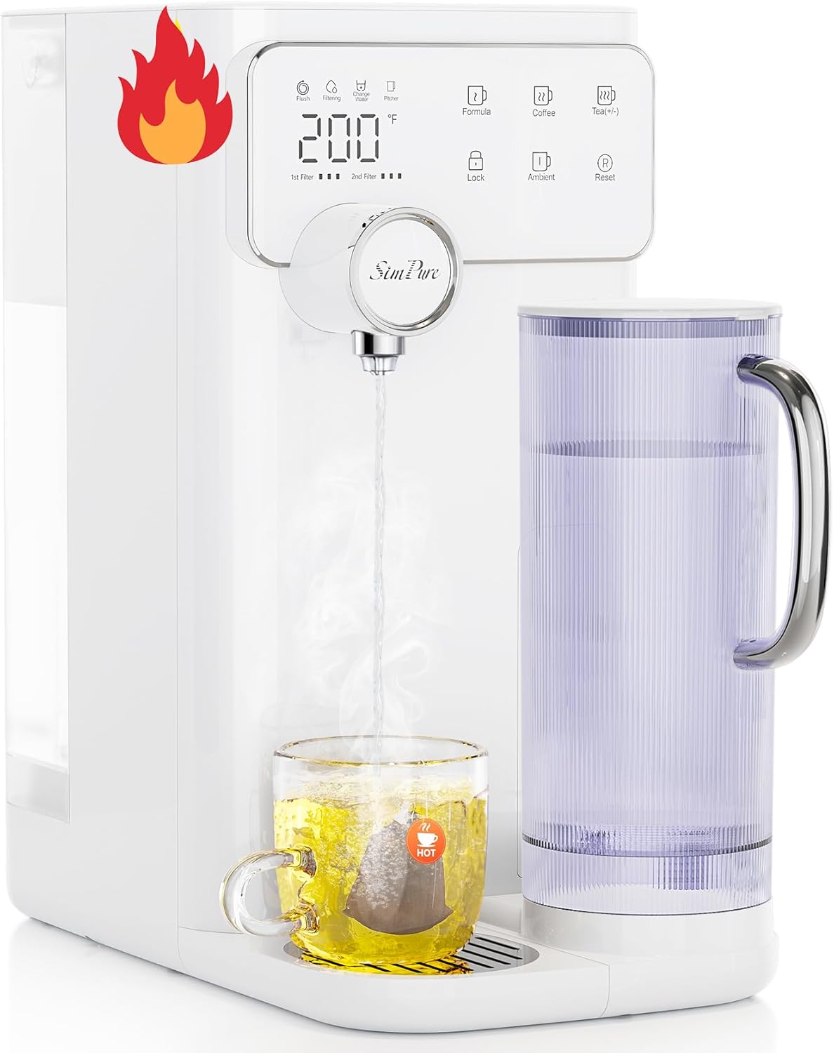 SimPure Y10H Instant Hot Reverse Osmosis Water Filter System