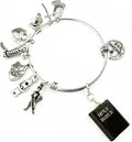 Armor of God Chain Charm Bracelet Adjustable Bangle - Scripture