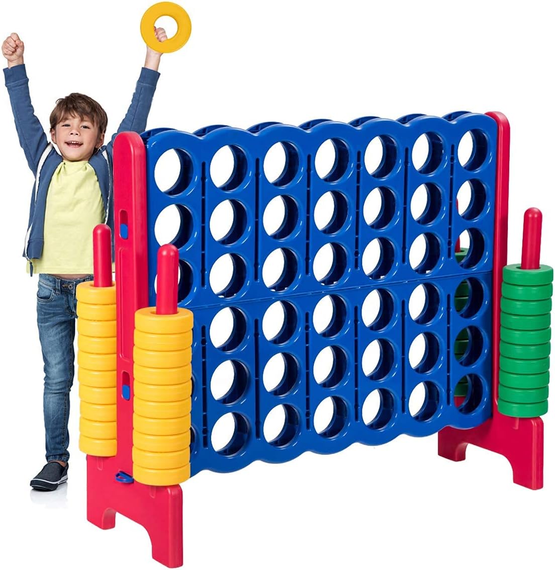 Costzon Giant 4-in-A-Row Game Set for Kids & Adults Fun