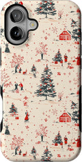 Casely iPhone 16 Plus Case Winter Nostalgia - Vintage Holiday