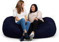 Big Joe Fuf Media Lounger Foam Filled Bean Bag Chair - 6 ft Giant