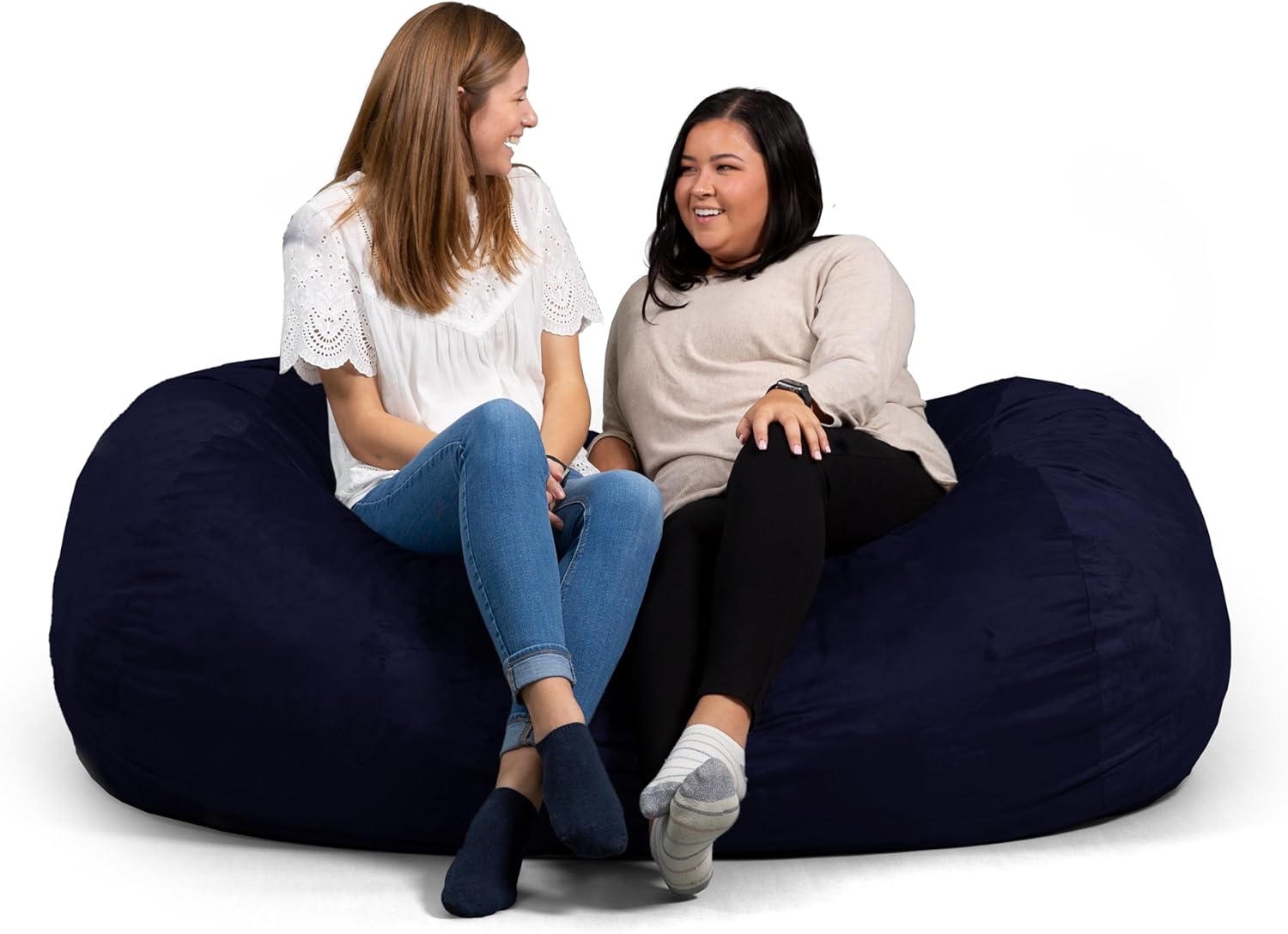 Big Joe Fuf Media Lounger - Giant Foam Filled Bean Bag Chair