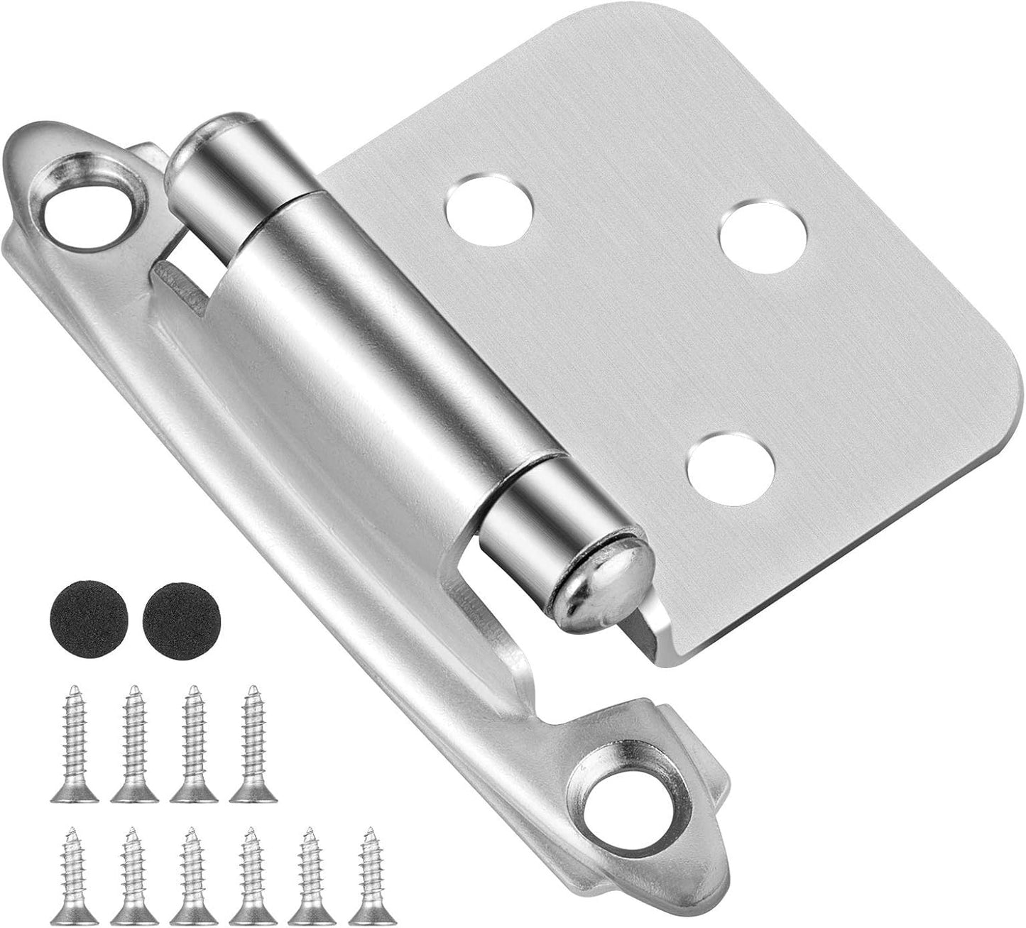 Self Closing Satin Nickel Cabinet Door Hinges for Kitchens